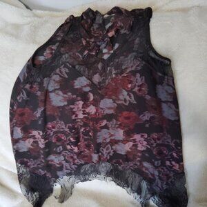 COCO + Jaimeson Tank Top Foral Size Small